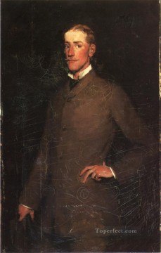  Duveneck Oil Painting - Portrait of Ralph Curtis portrait Frank Duveneck